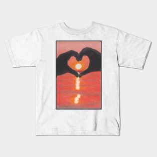 Lovely Sunset Scenery Kids T-Shirt